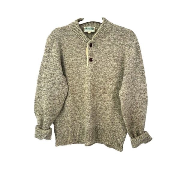 American Eagle Outfitters Sweaters - Vintage American eagle Sweater wool Grayish Oatmeal- unisex L